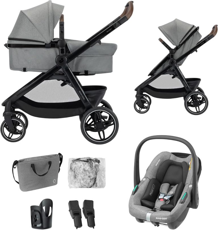 Maxi-Cosi Zelia Select Trio, poussette 3 en 1 avec siège auto CabrioFix S i-Size
