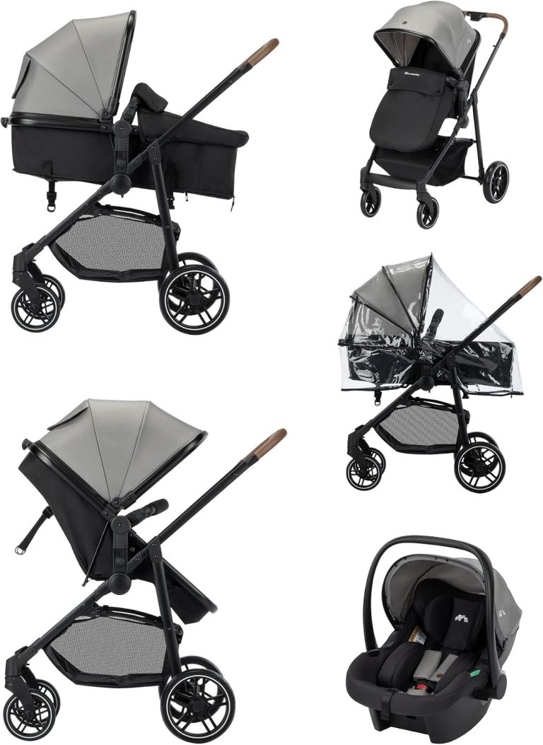 Bebeconfort Haze Trio Lux, Poussette 3-en-1 Avec Siège Auto Bébé (i-Size), 0-4 ans, Tinted Grey