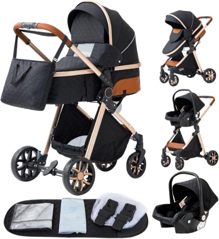Yazoco poussette 3 en 1 avec siège auto I-Size, poussette Trio